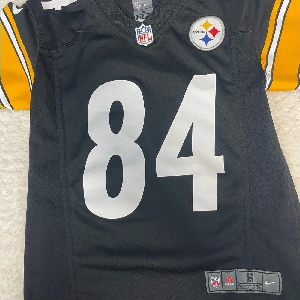 Antonio Brown Pittsburgh Steelers Nike Youth Official Game Jersey – Black - Picture 2 of 6